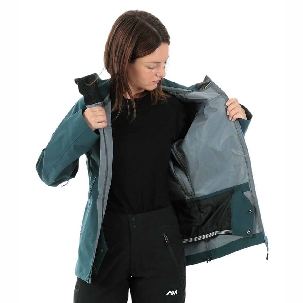 Womens Aoraki II 3L Jacket (Dark Sea)