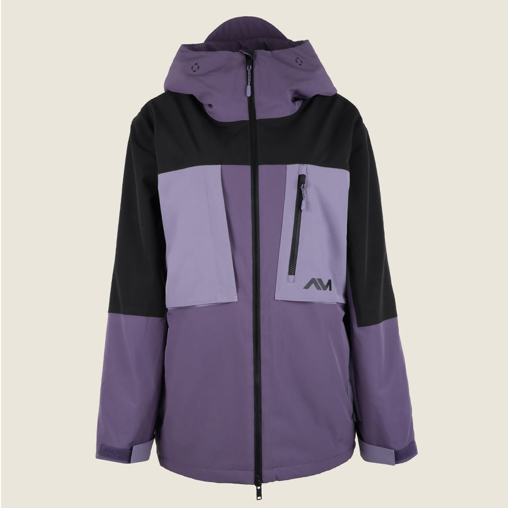 Womens Ferralina Insulated Snow Jacket (Purple Sage/Black/Lavender Grey) #contain