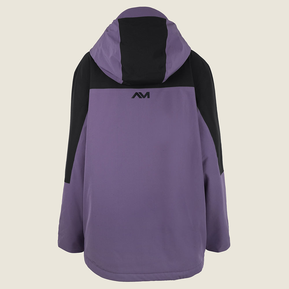Womens Ferralina Insulated Snow Jacket (Purple Sage/Black/Lavender Grey) #contain