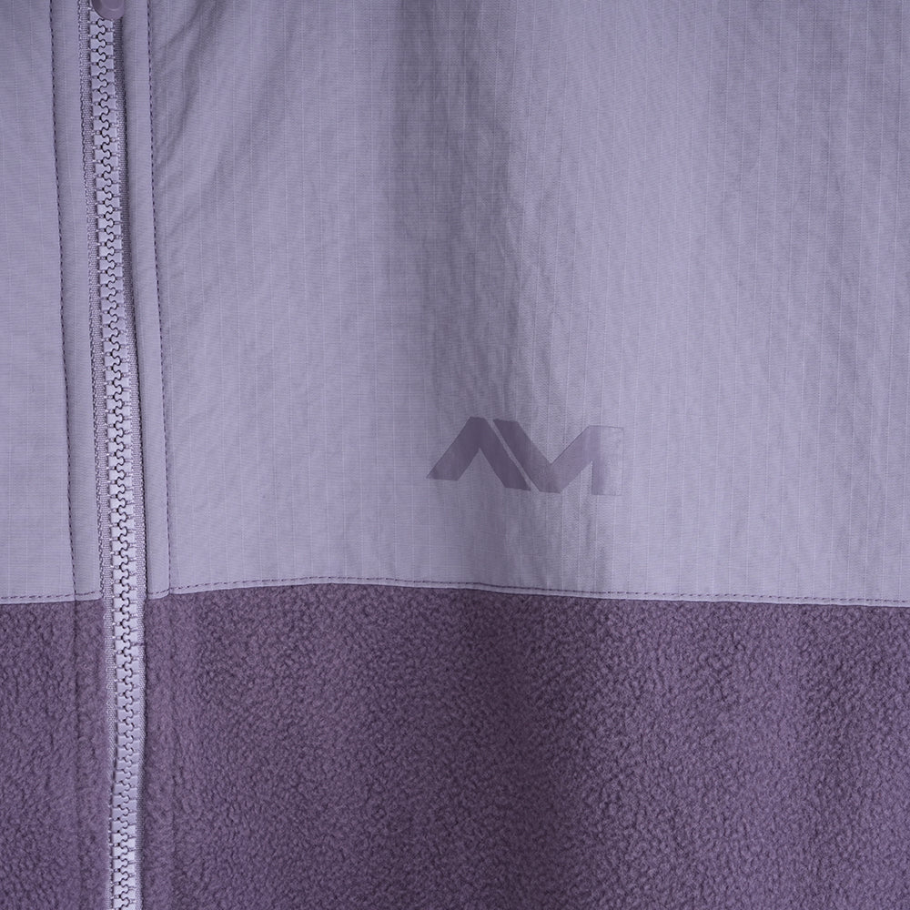 Womens Genepy Full Zip Fleece (Purple Sage/Lavender Grey)