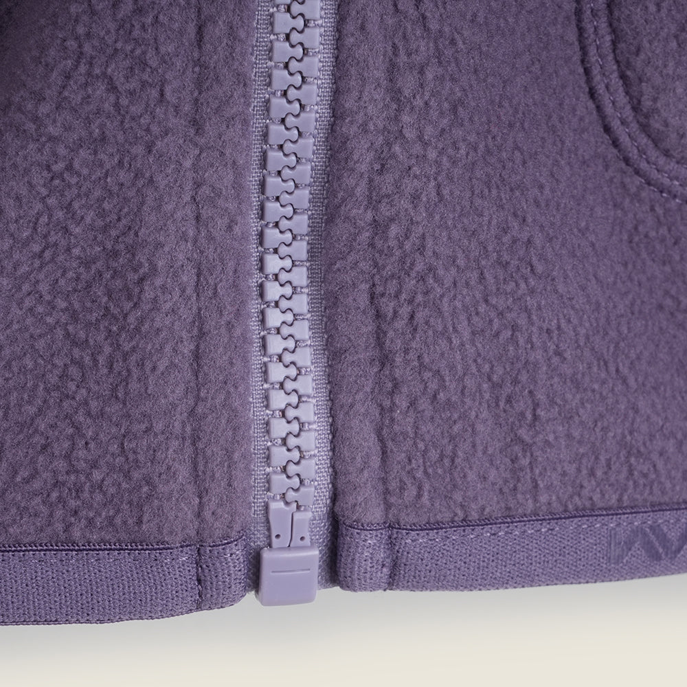 Womens Genepy Full Zip Fleece (Purple Sage/Lavender Grey)