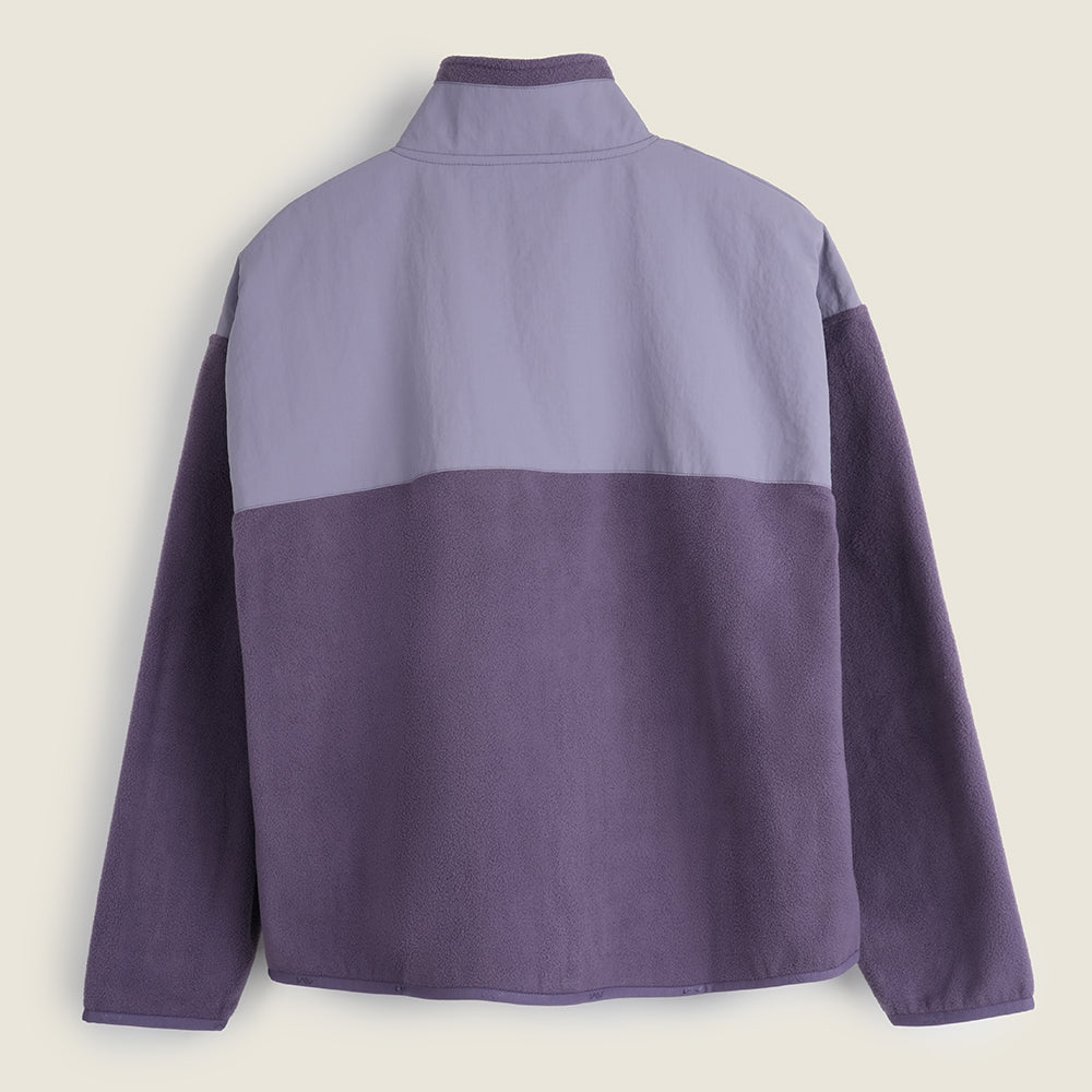 Womens Genepy Full Zip Fleece (Purple Sage/Lavender Grey) #contain